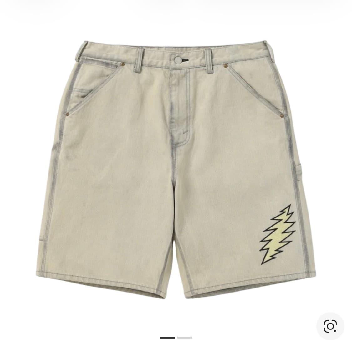 디스이즈네버댓 x 그레이트풀 데드/라이트닝 카펜터 쇼츠 S 상품이미지1