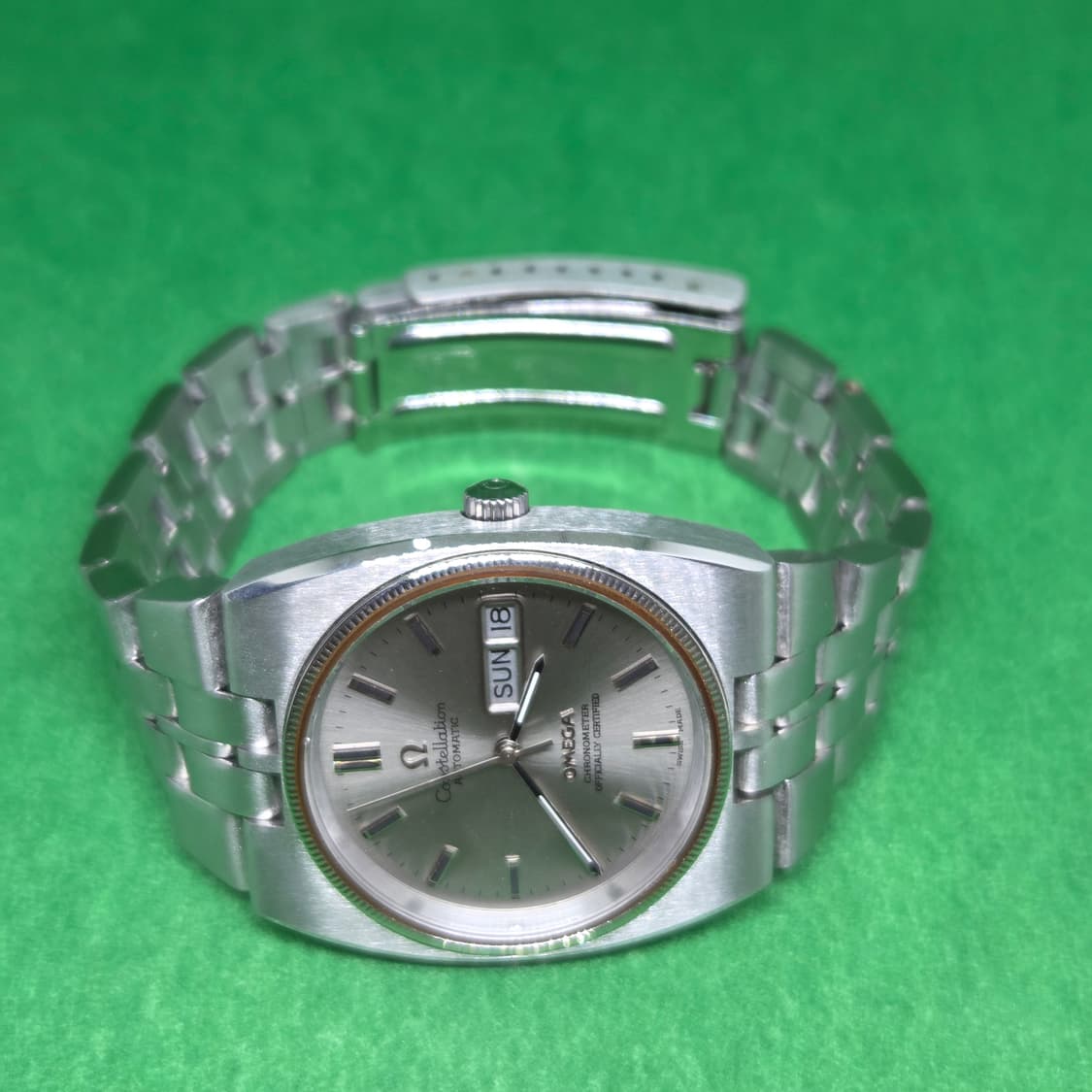 오메가 컨스텔레이션 백금베젤 상품이미지2