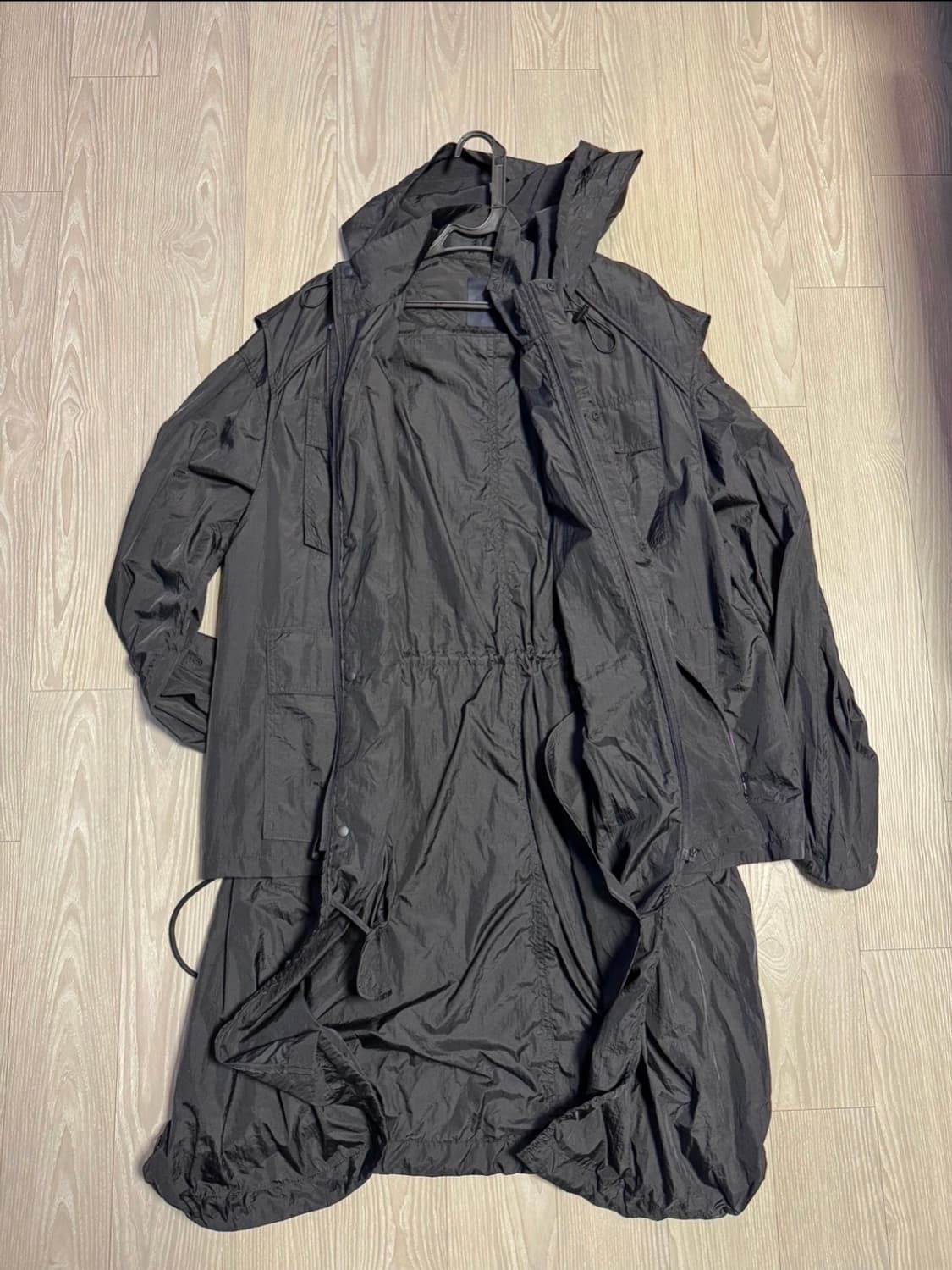 준지 레이어드 롱 윈드 브레이커 46 상품이미지7