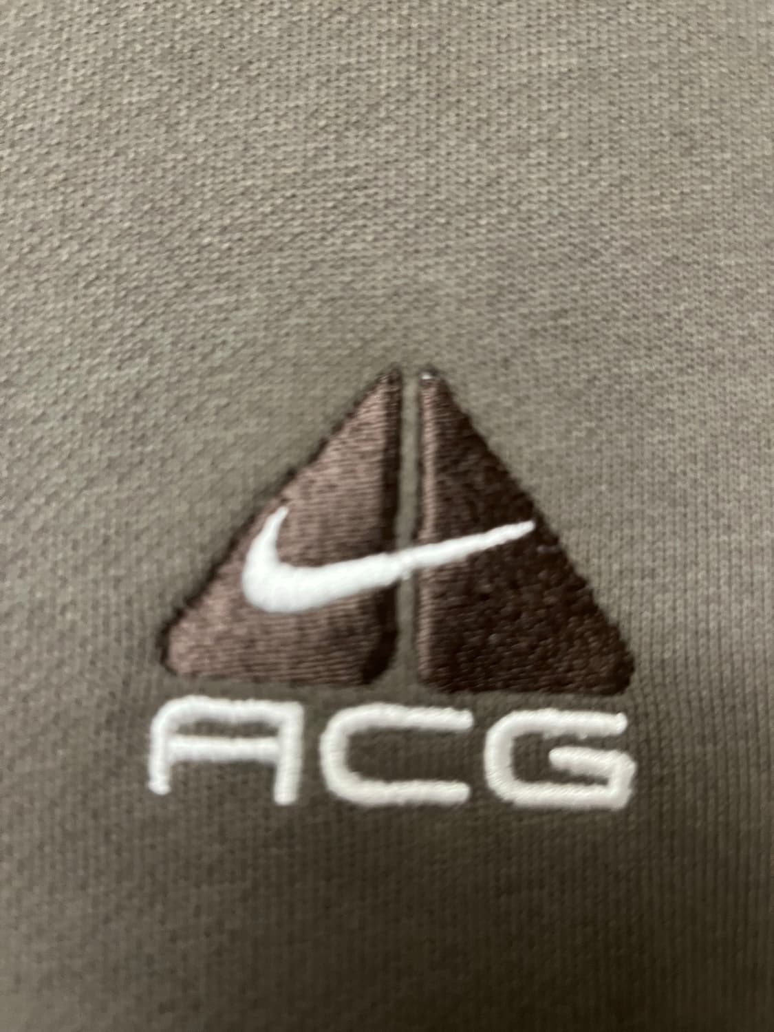 [s] 나이키 acg 써마핏 플리스 후드티 올리브 그레이 상품이미지3