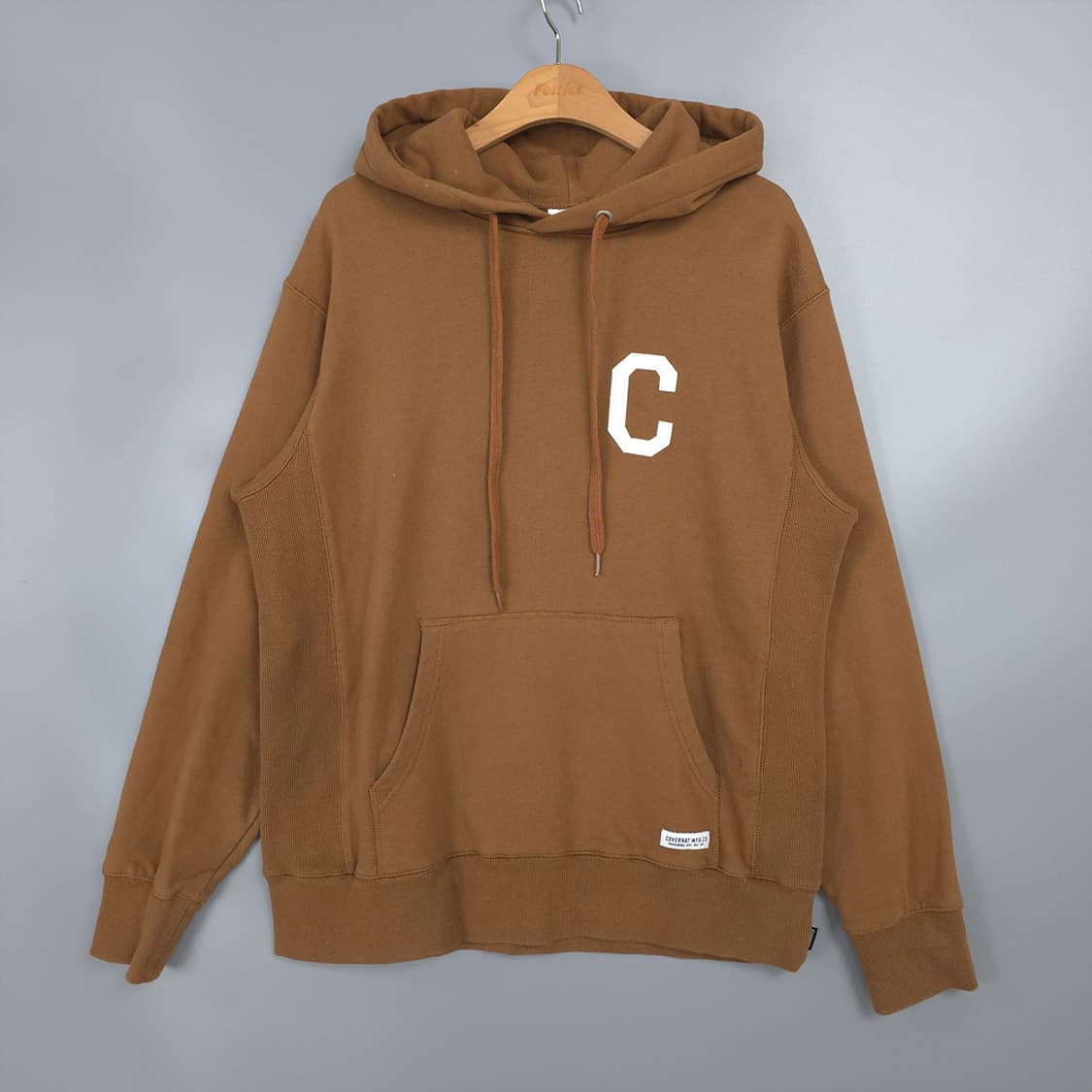 남성용 커버낫 COVERNAT C 로고 와펜 후드티 95(M) 상품이미지1