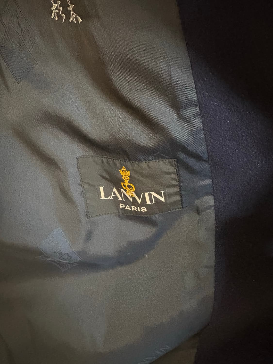 랑방 네이비 코트 상품이미지2