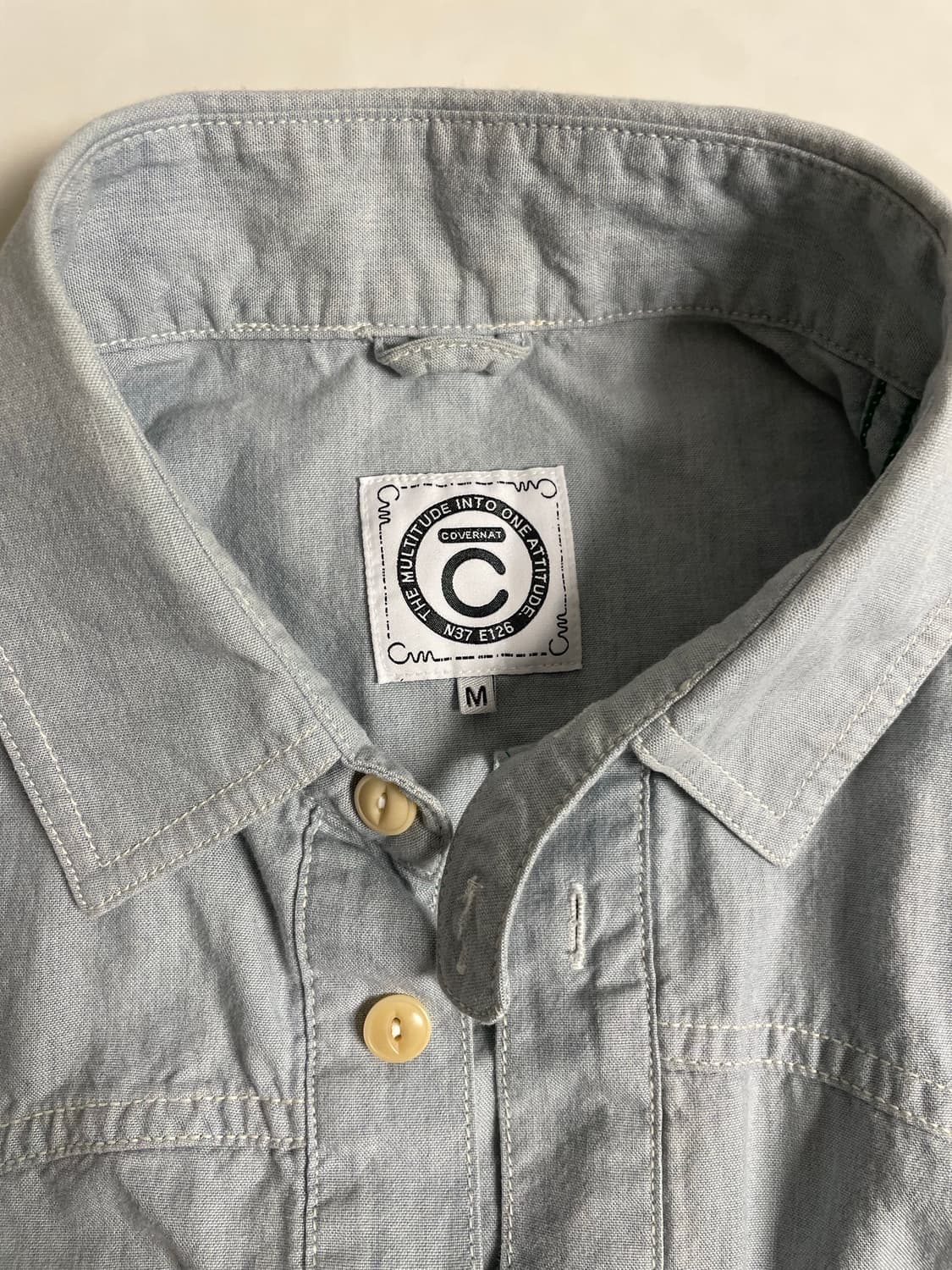 커버낫 워크셔츠 M사이즈 상품이미지2