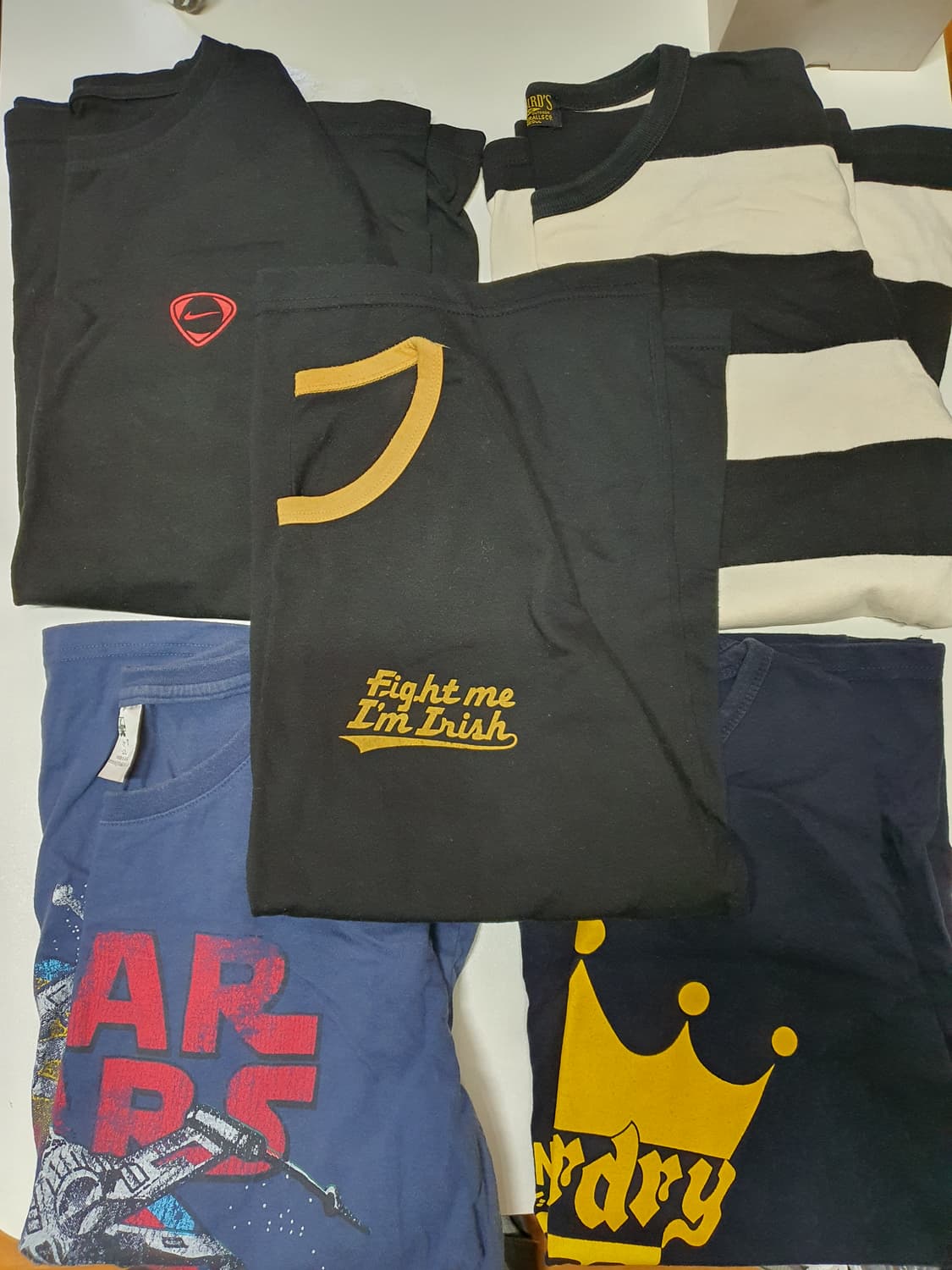 남성 빈티지 반팔 티셔츠 5종일괄 특가  상품이미지1