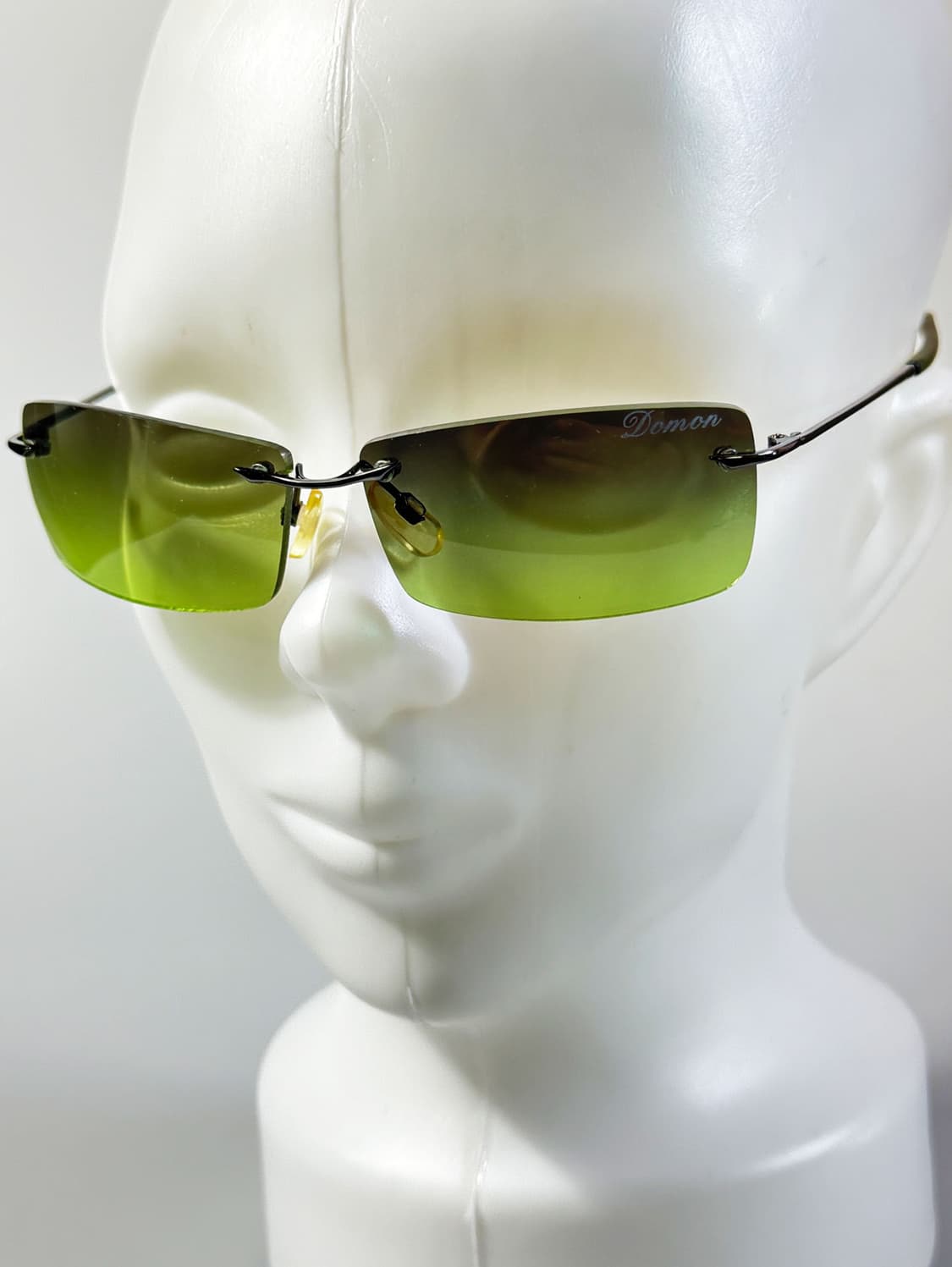 90s DOMON 무테 스퀘어 그라디언트 틴트 빈티지 선글라스 상품이미지8