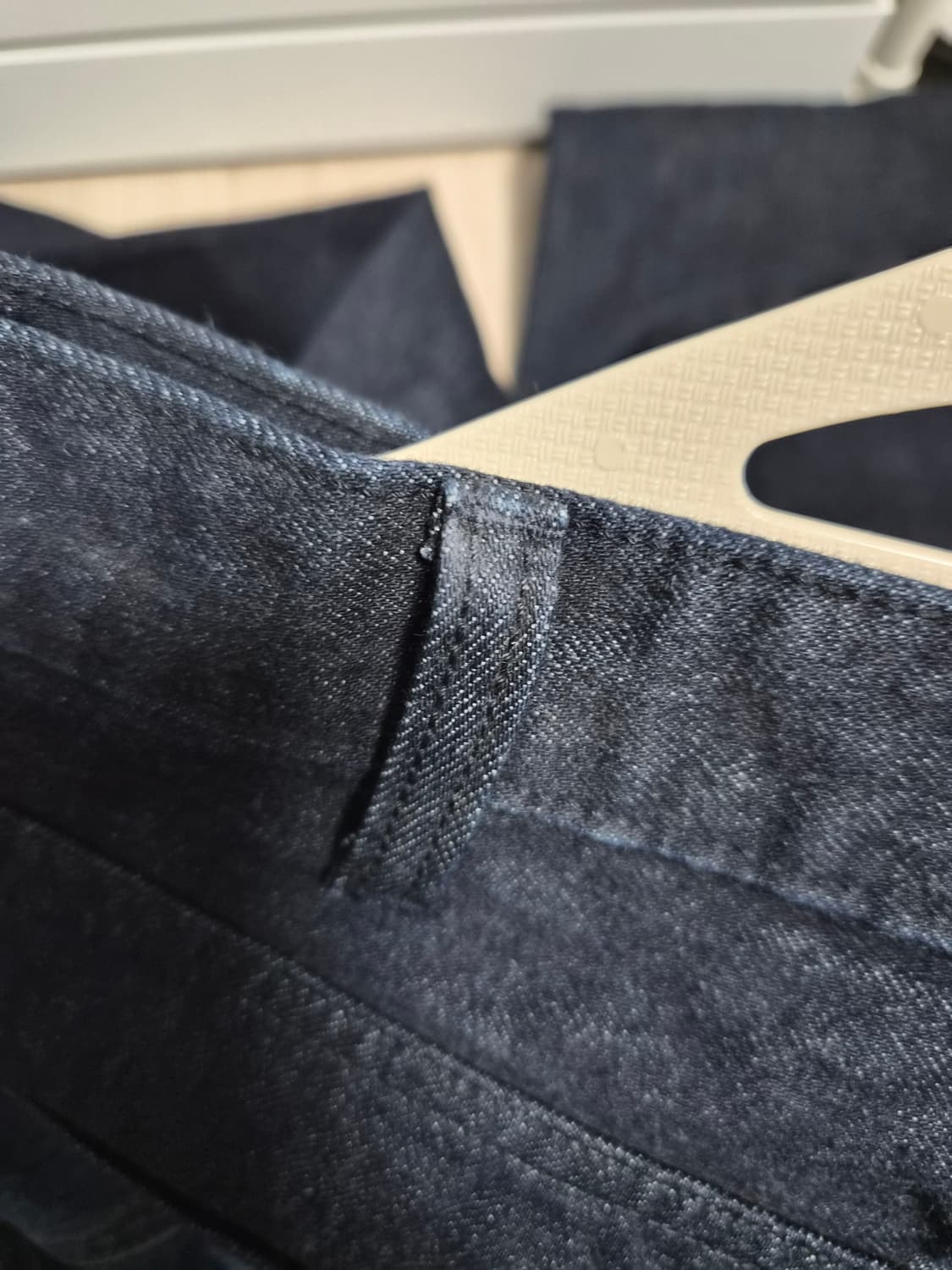 해칭룸 와이드커브진 인디고 3 (샘플세일 구매) 상품이미지4