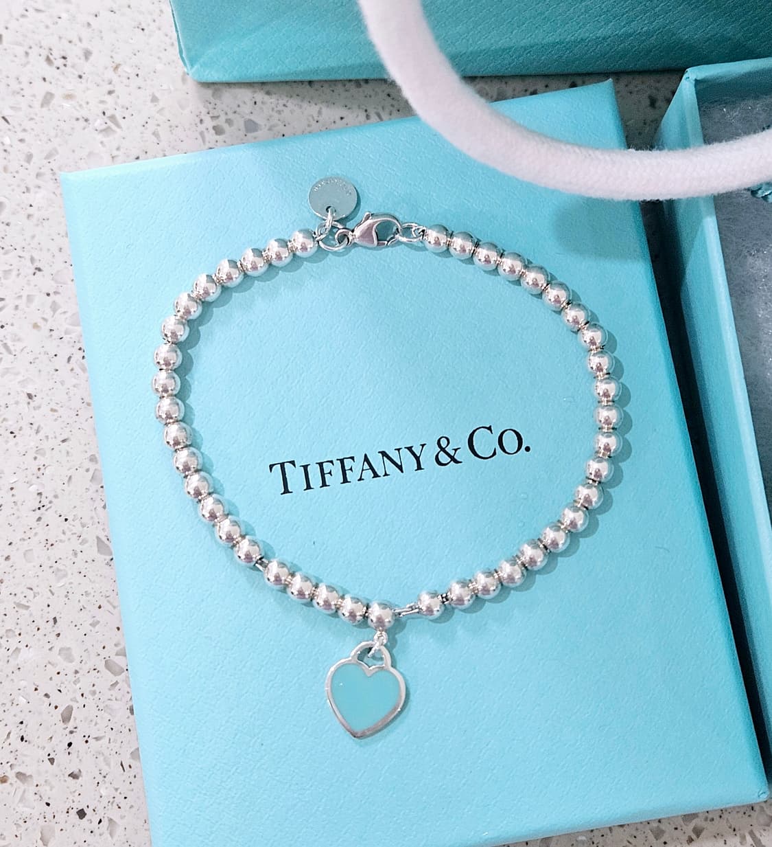 티파니앤코 리턴투 민트 비즈 팔찌 [S사이즈/17cm] [정품/풀박스] 상품이미지1