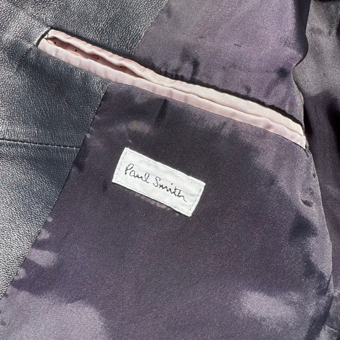 [L] Paul Smith 샘플 폴스미스 4포켓 레더 자켓 상품이미지8