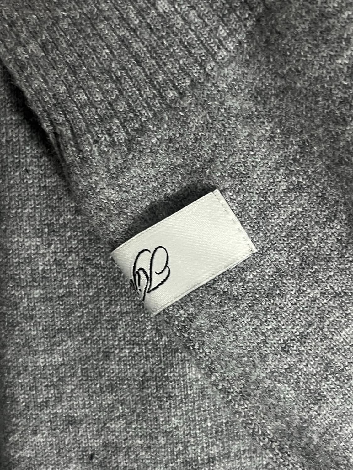 기준_더블넥 가디건 M사이즈 (Melange Grey) 상품이미지7