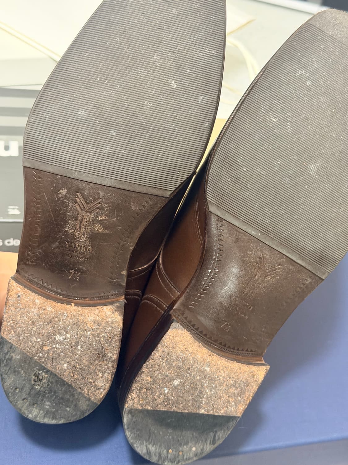 얀코 알프레드 다크브라운 7.5uk 급매 상품이미지2