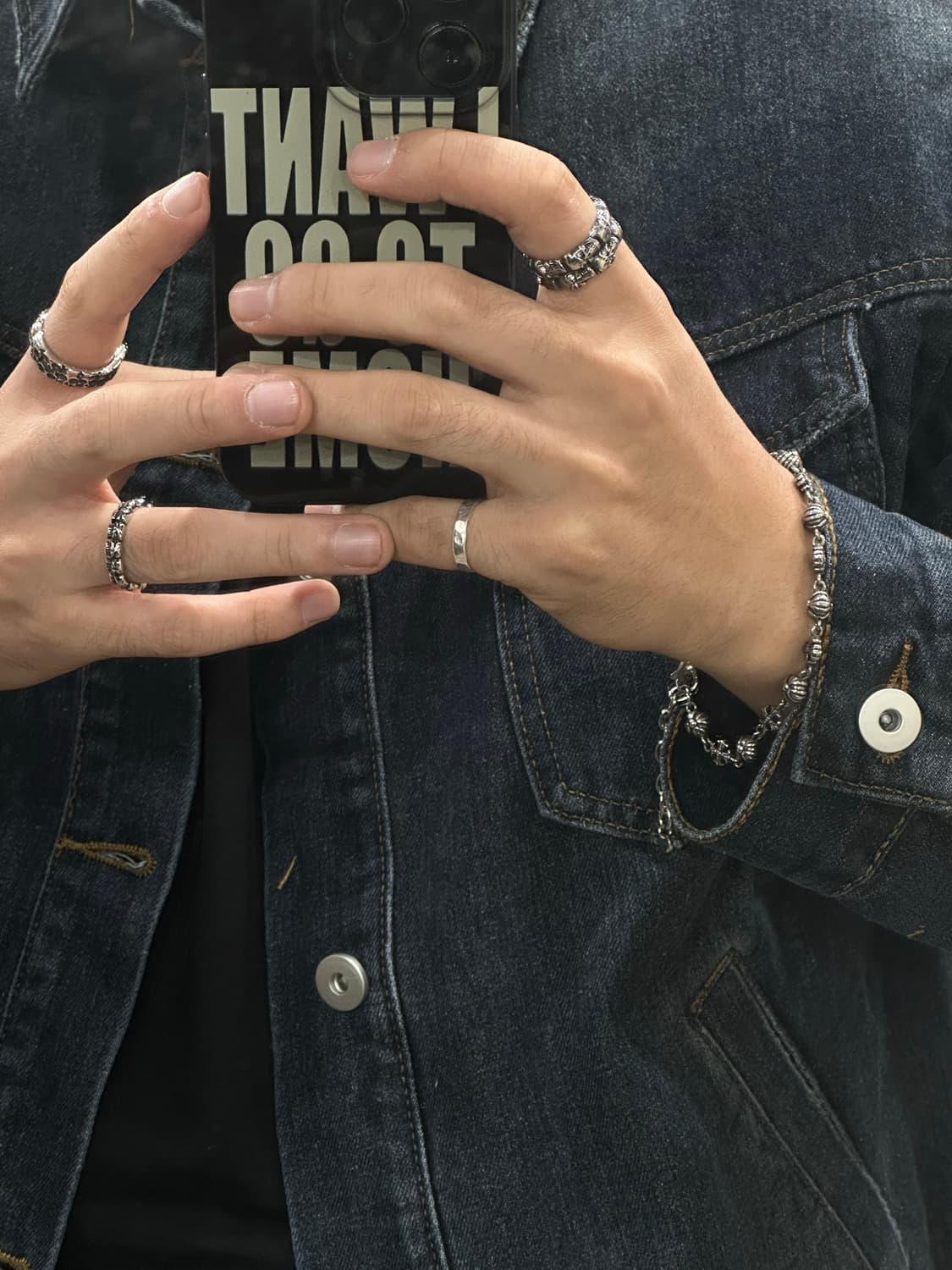 Cutting skull ring - 커팅 스컬 반지 상품이미지4