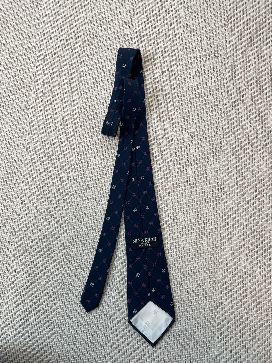 니나리치 네이비 넥타이  J03630 상품이미지5