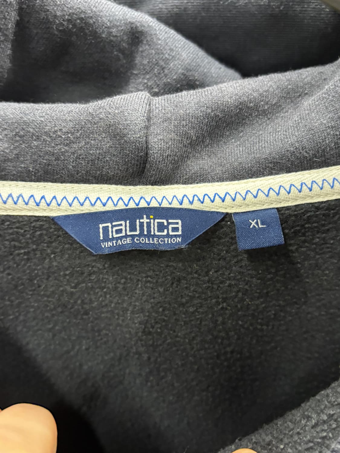 노티카 블랙 후드티 1983 XL 상품이미지4