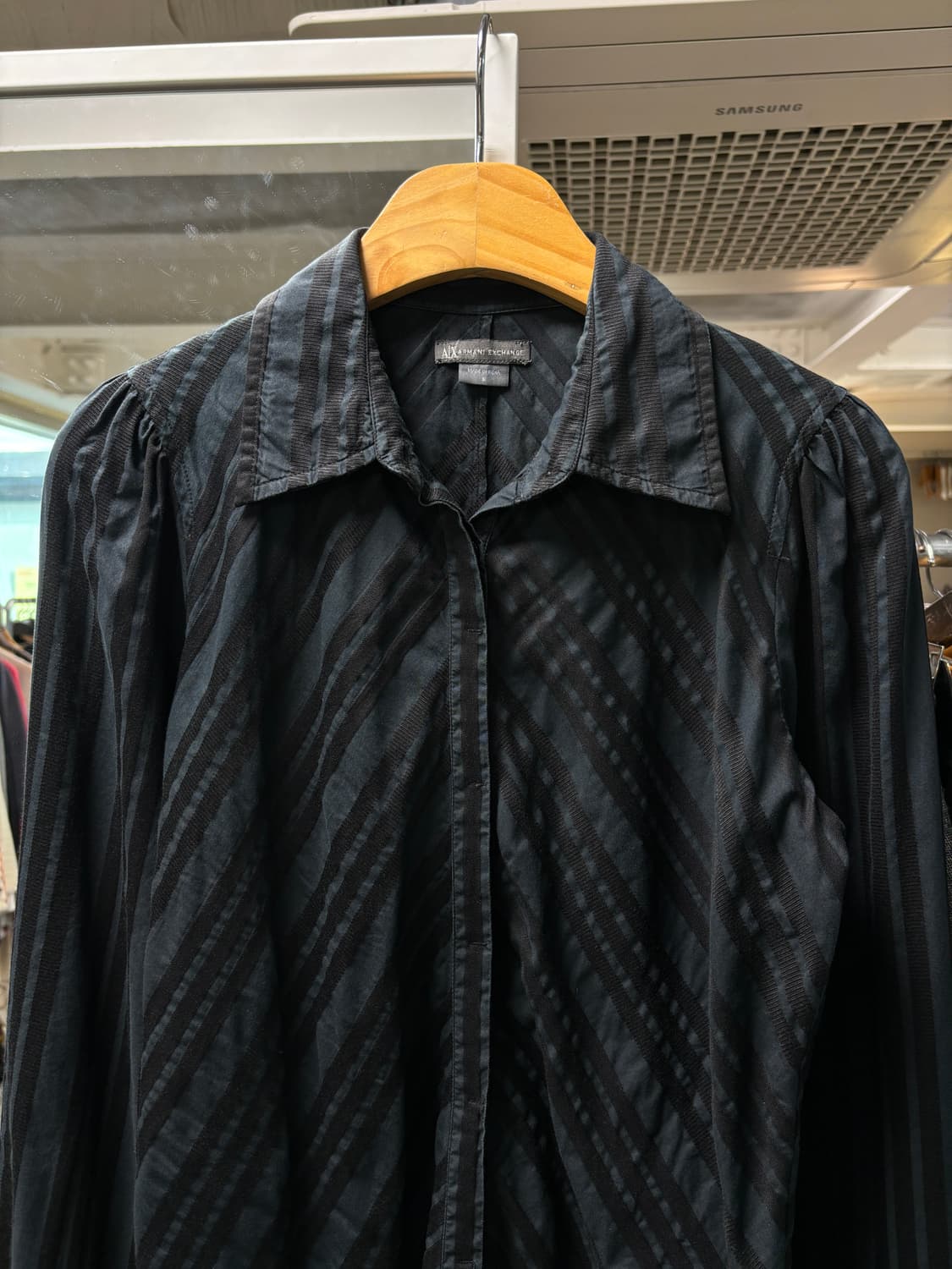 아르마니 익스체인지 스트라이프 셔츠 상품이미지3