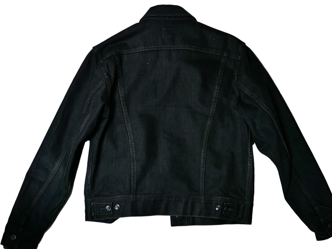 더블알엘 LOT271 데님자켓 블랙 상품이미지4