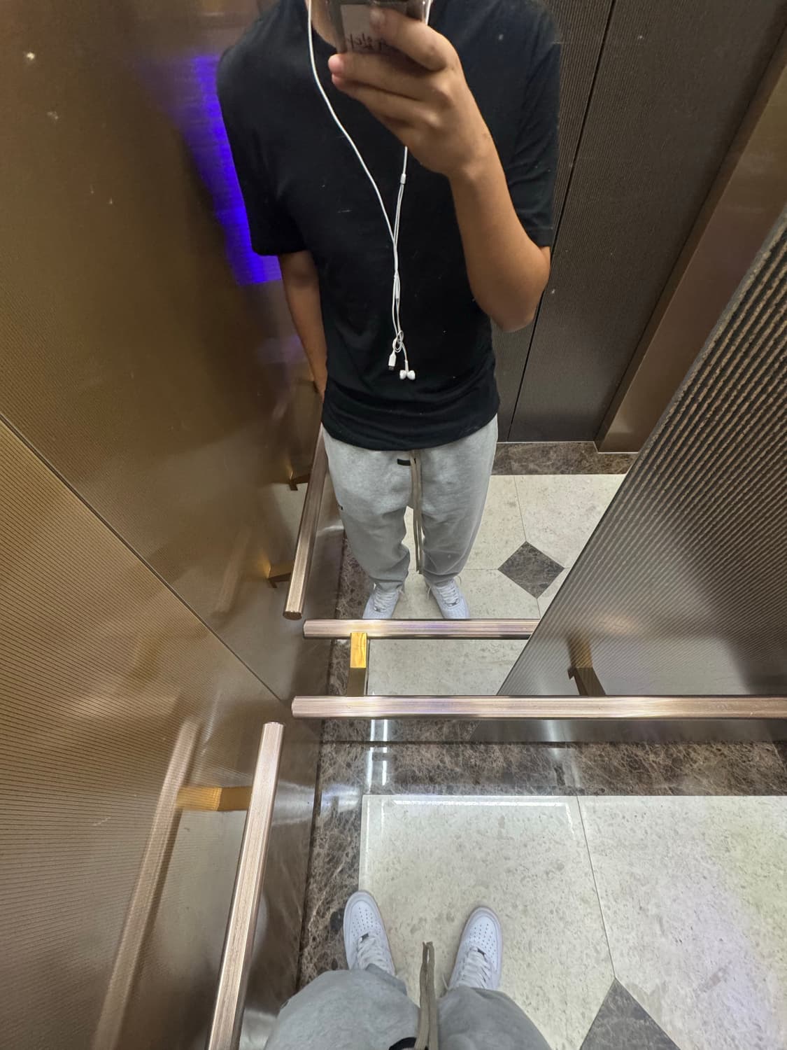 에센셜 라이트 그레이 셋업 M사이즈 상품이미지3