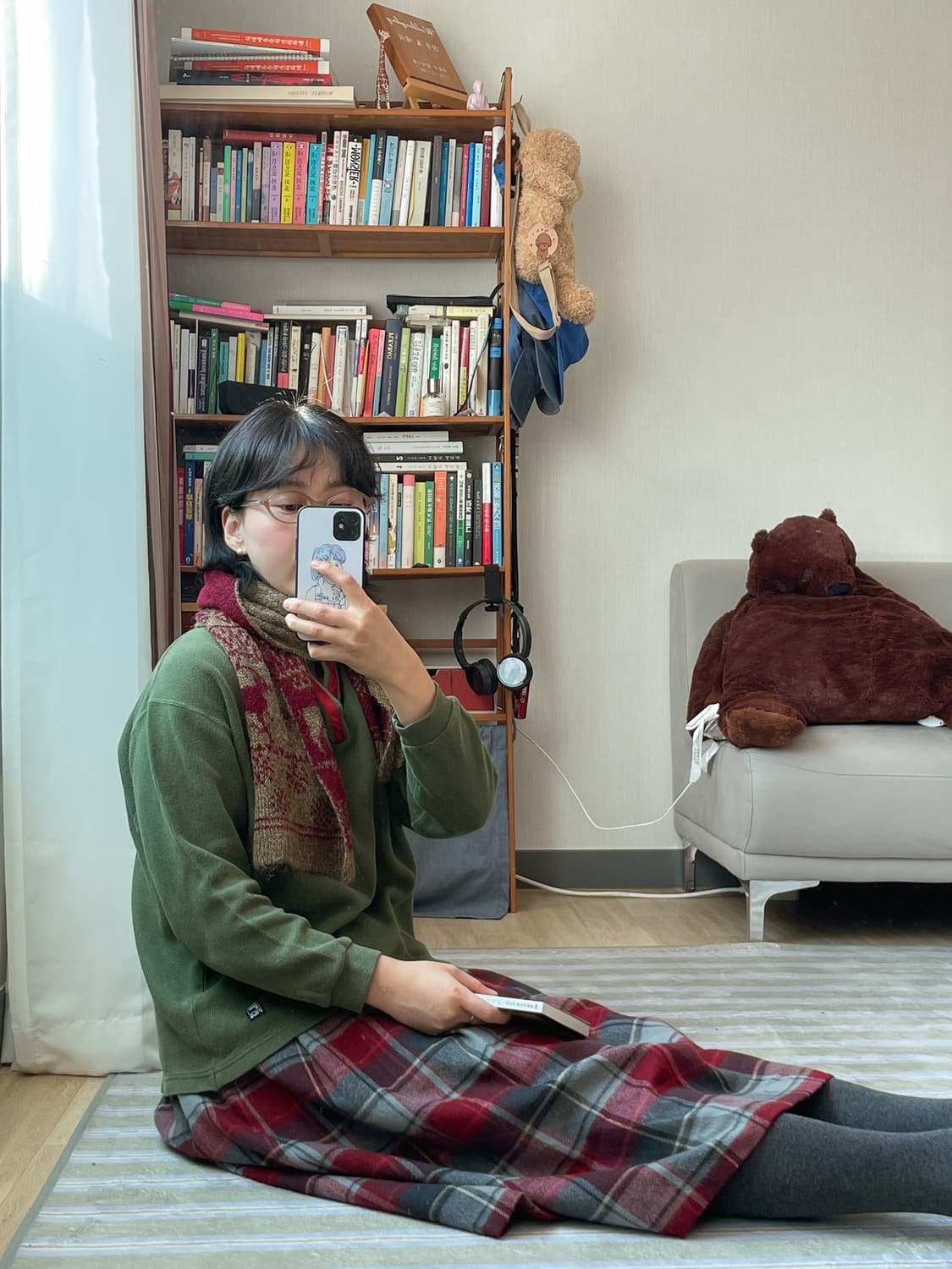 earth music&ecology 체크 플리츠 스커트 (Japan) 상품이미지5