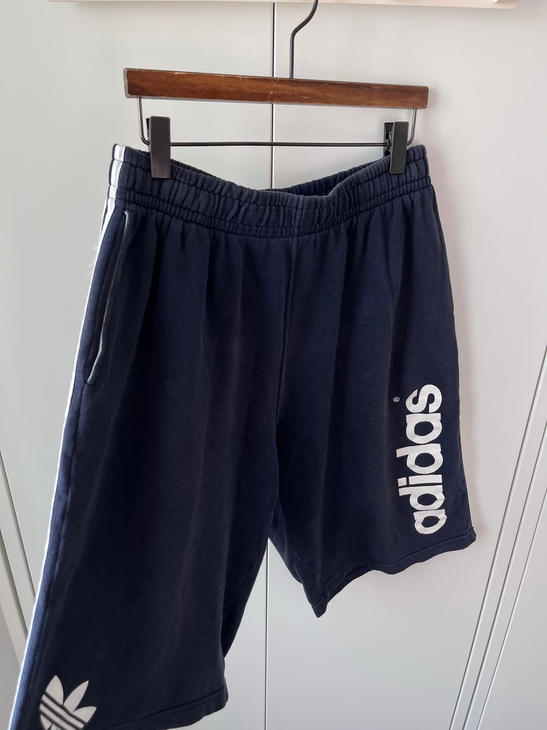 90's adidas 아디다스 네이비 카프리 숏츠 트레이닝팬츠 상품이미지9