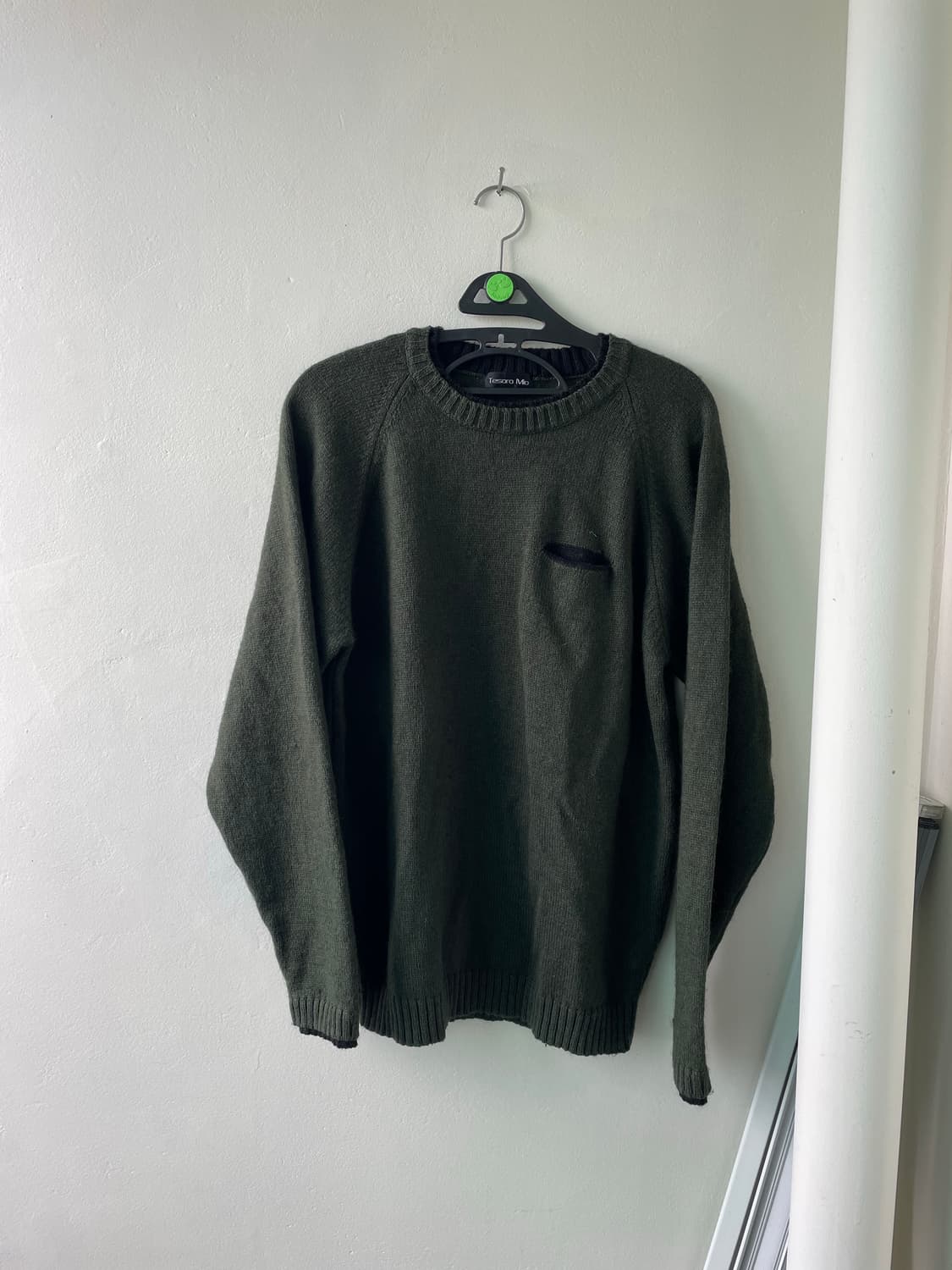 빈티지 올리브 니트 상품이미지1