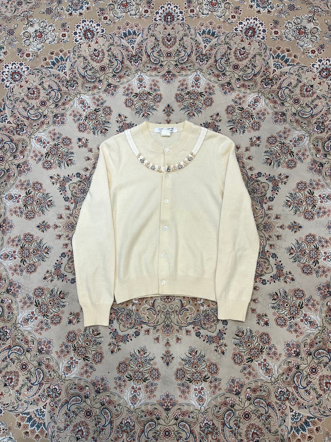 꼼데가르송 x 리지아디아즈 비즈 디테일 가디건 상품이미지1