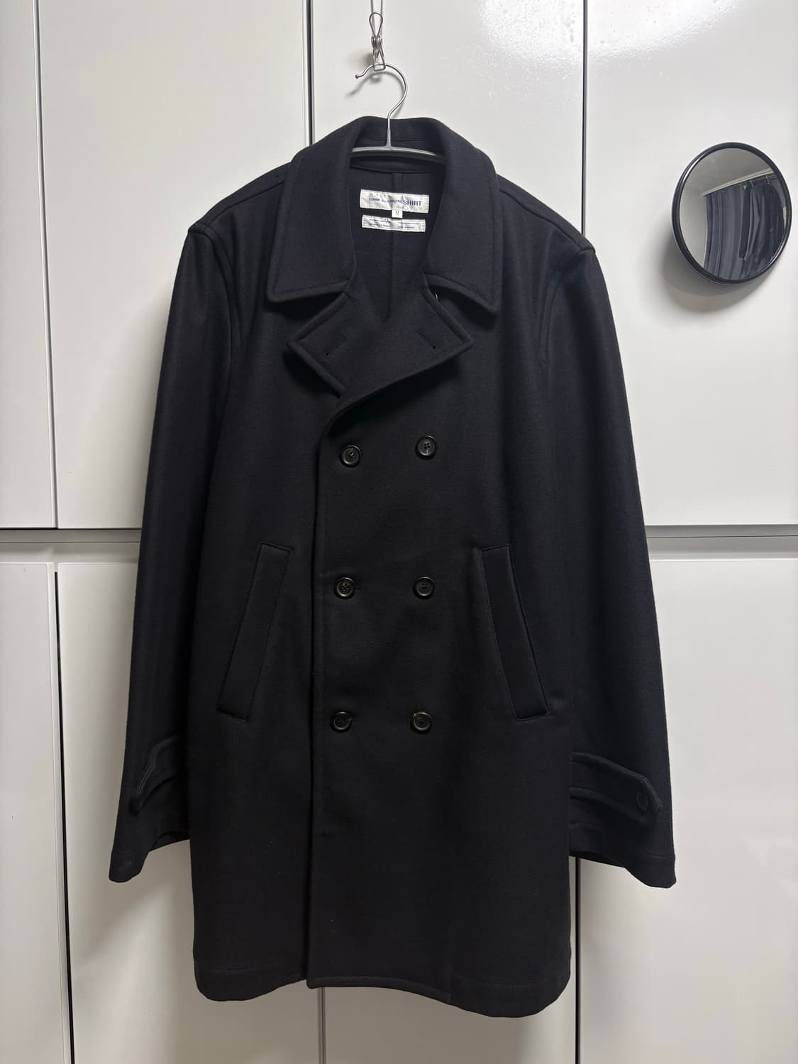 Comme des Garsons Shirt 피코트 블랙 상품이미지2