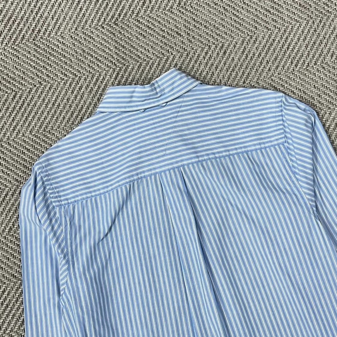 타미힐피거 커스텀핏 코튼 스트라이프 셔츠 v0677 상품이미지4