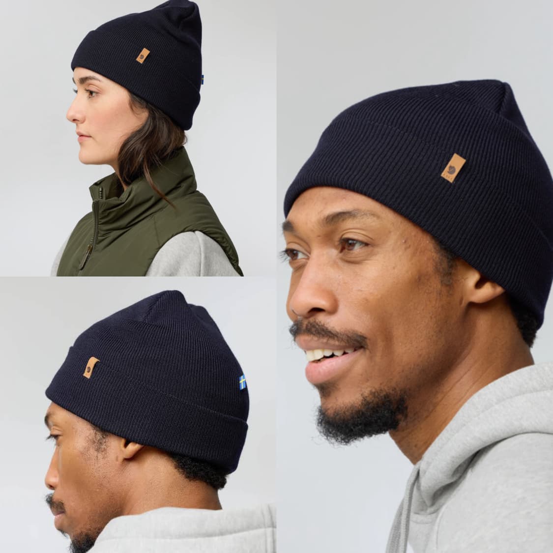 (F)피엘라벤 클래식 울 니트햇 비니 모자 네이비 상품이미지10