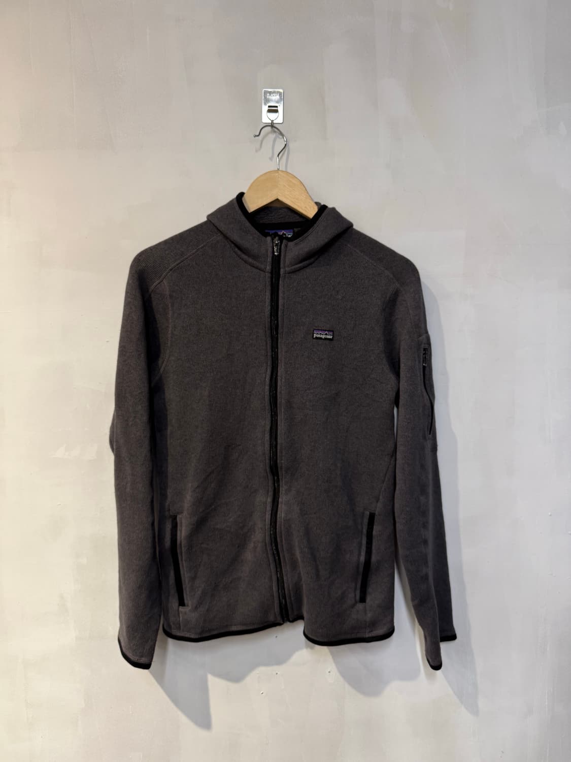 파타고니아 그레이 플리스 후드집업 상품이미지1