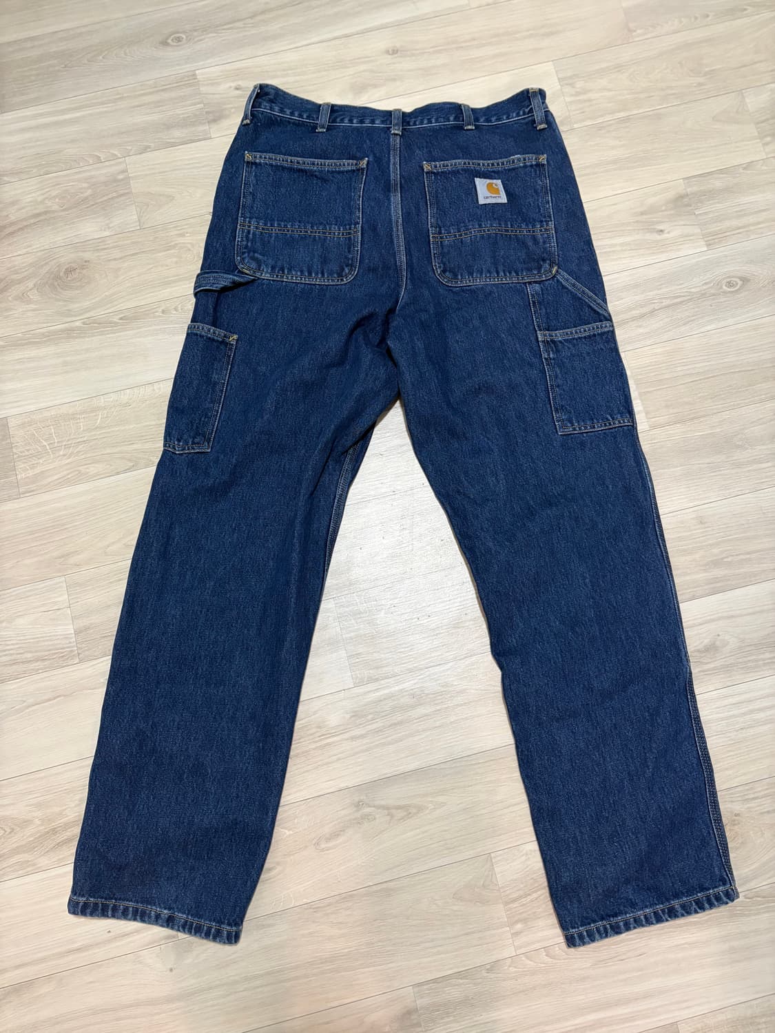 칼하트 더블니 워크팬츠 데님 32x32 상품이미지2