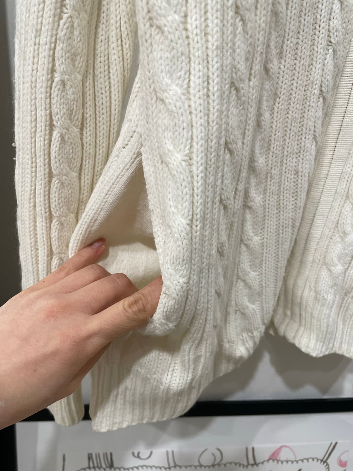 니트 후드 집업 상품이미지9