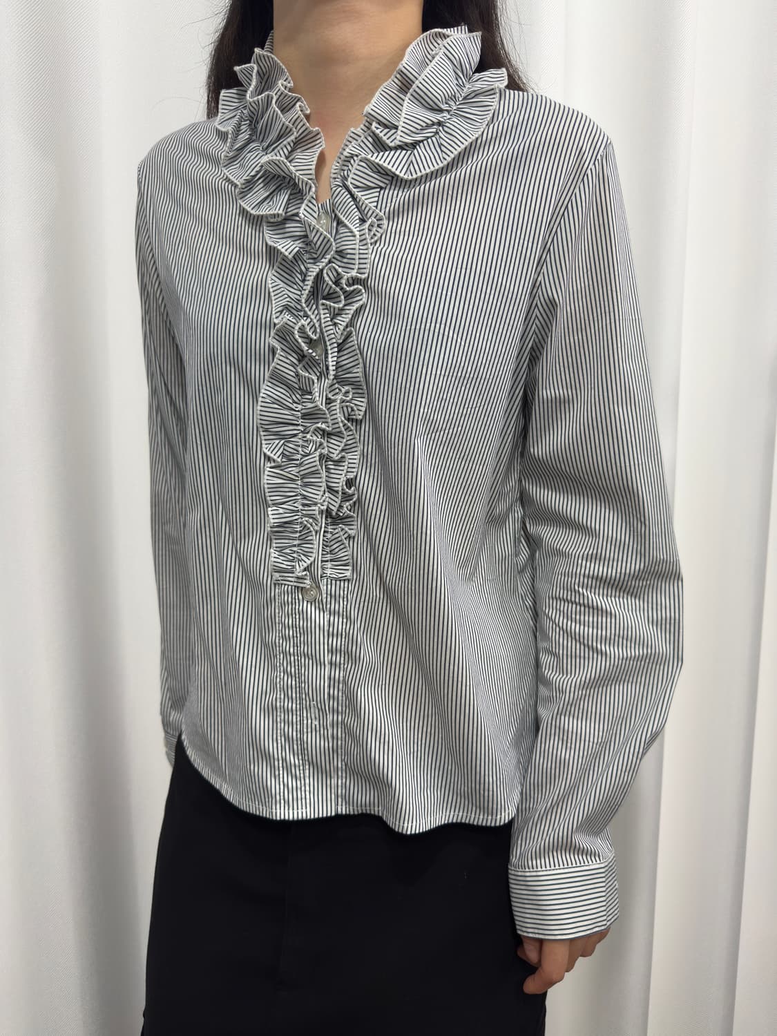 frill line shirt 상품이미지2