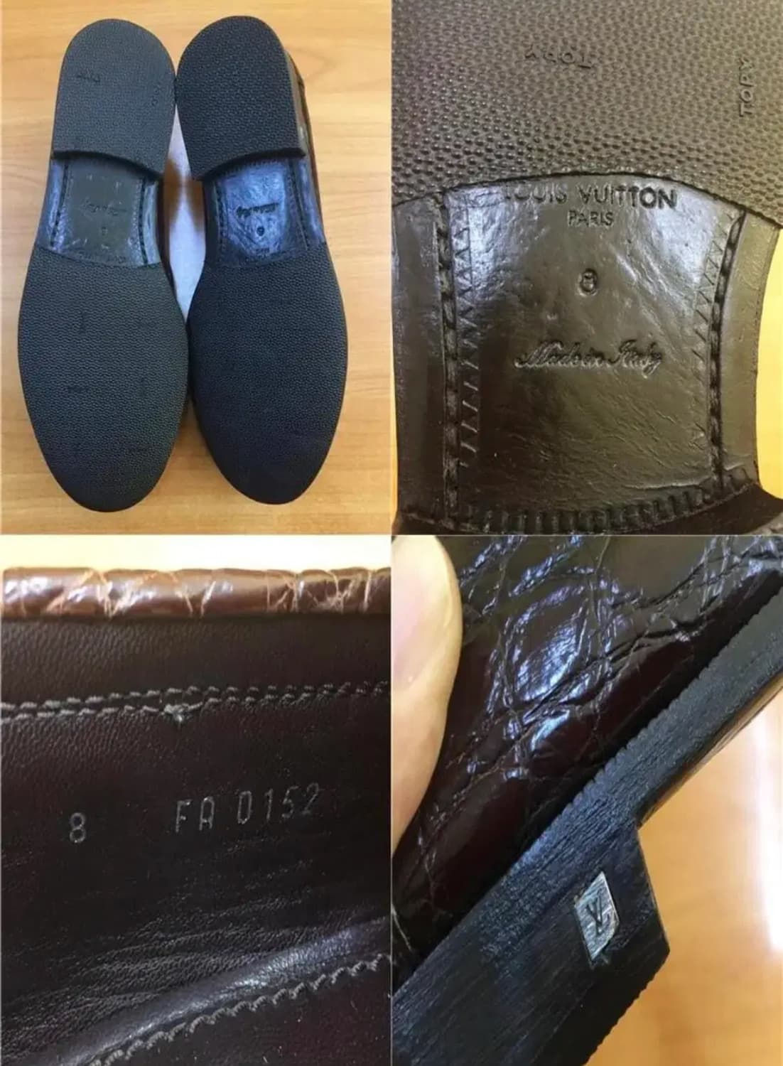 루이비통 페니로퍼(크로커다일 스킨-악어가죽)8 사이즈 상품이미지10