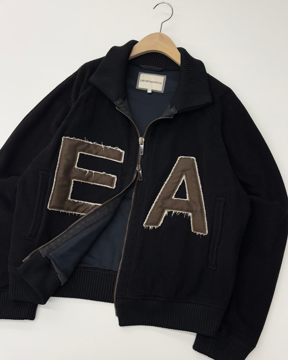 Emporio Armani 엠프리오 아르마니 로고 투웨이 울 자켓 상품이미지3