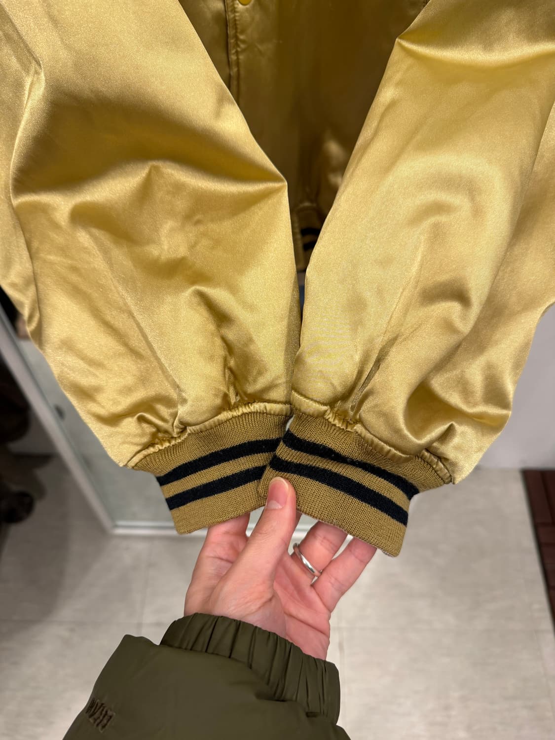 Vtg 빈티지 리버서블 스타디움 새틴 자켓 상품이미지7