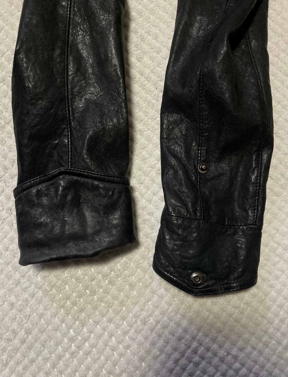 XESS 아티잔 무드 시프스킨 레더자켓 상품이미지4