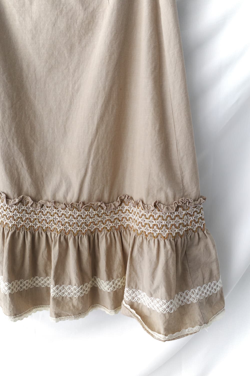 crochet shirring skirt  상품이미지2