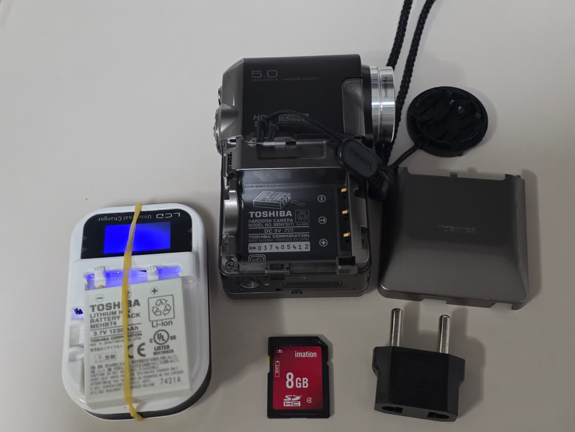 도시바 기가샷 MEHV10 빈티지 희귀 캠코더 상품이미지7