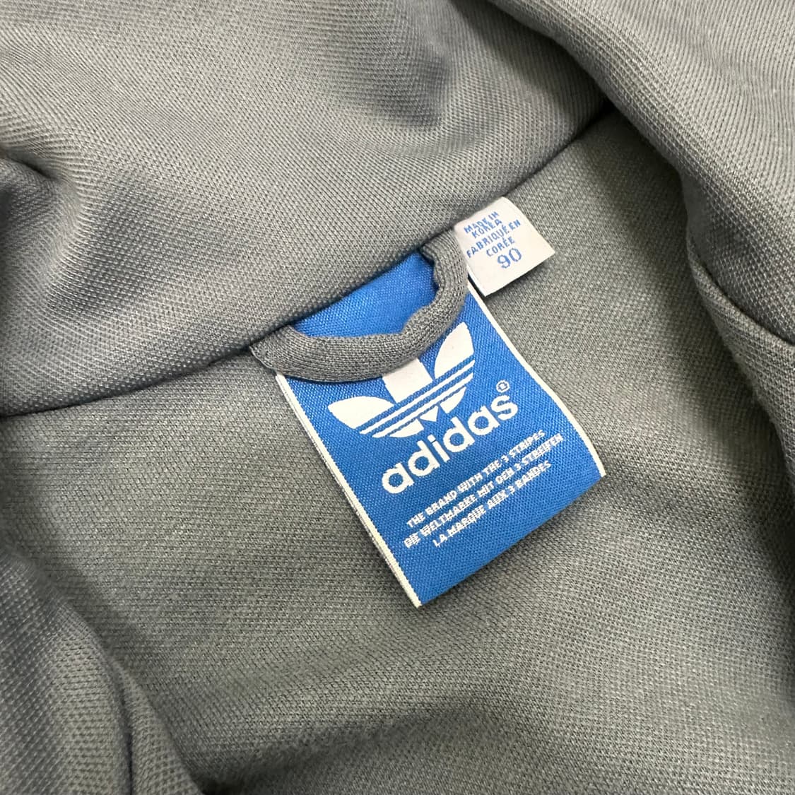 아디다스 공용 유로파 져지 집업 그레이 S 상품이미지5