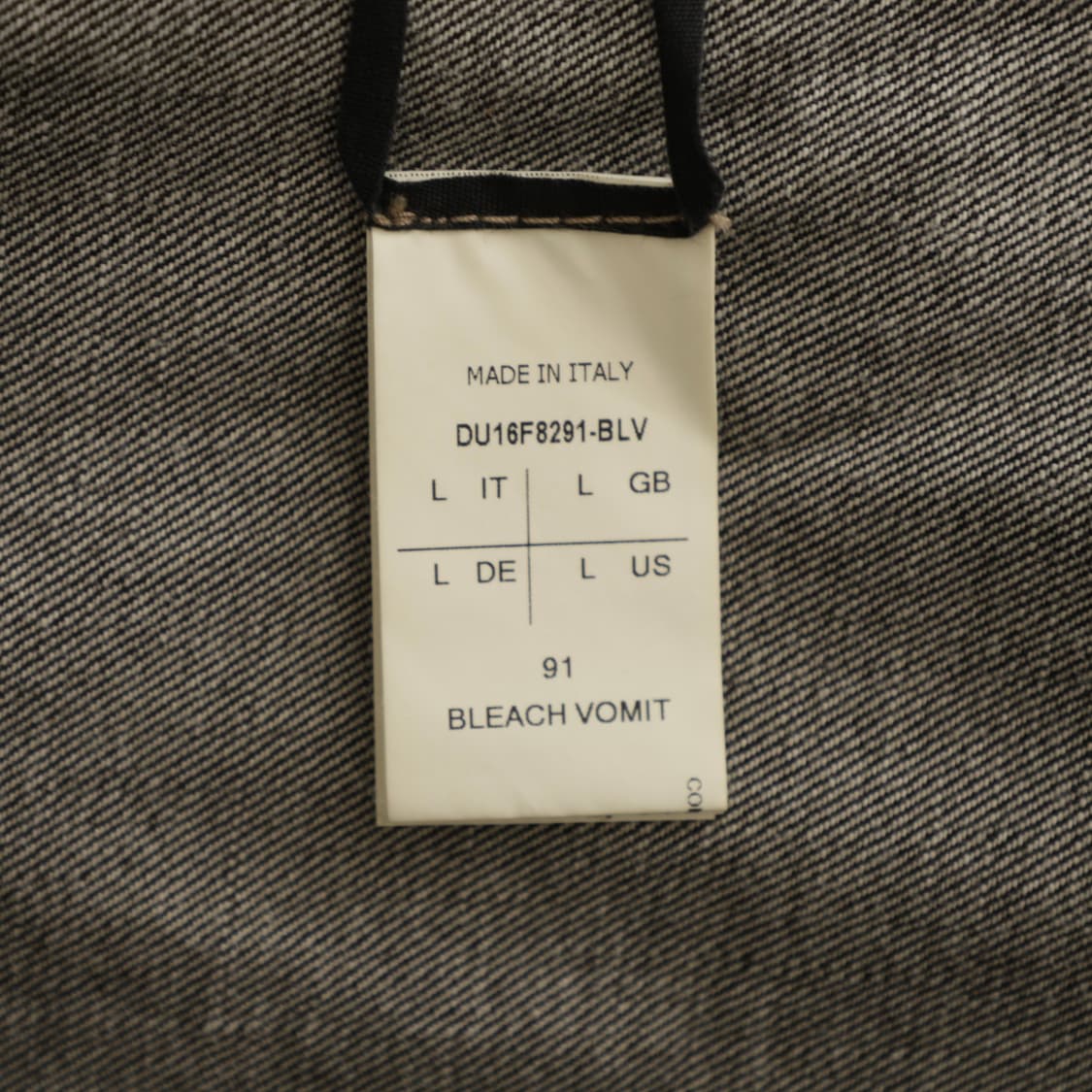 L / Rick Owens 릭오웬스 블리치 데님 셔츠 자켓 상품이미지4