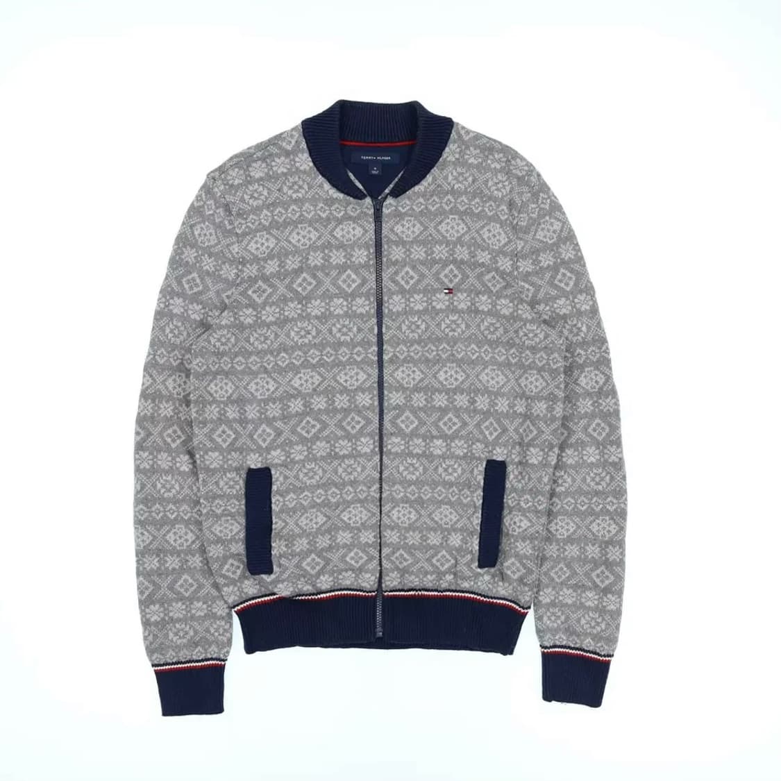 [M] Tommy 타미힐피거 페어아일 노르딕 니트 집업 상품이미지8