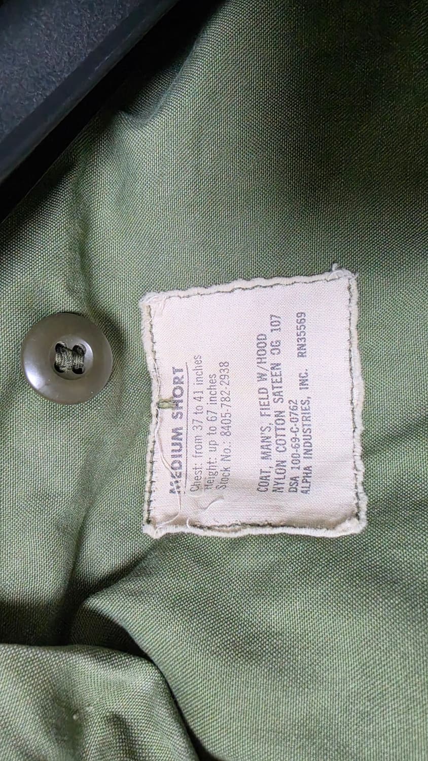 60s m-65 필드자켓 상품이미지4