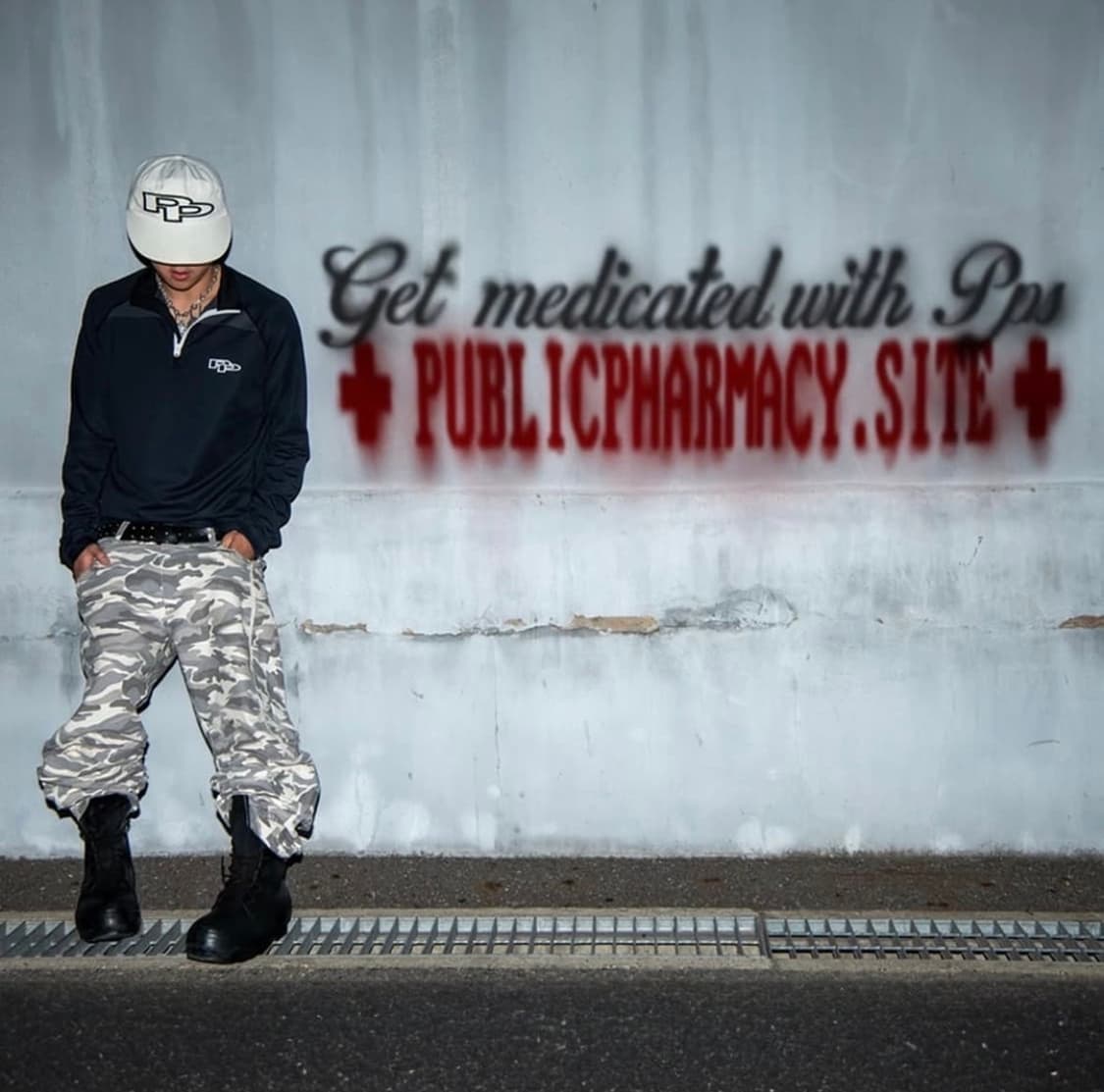 퍼블릭파머시 화이트 카모 팬츠 상품이미지1