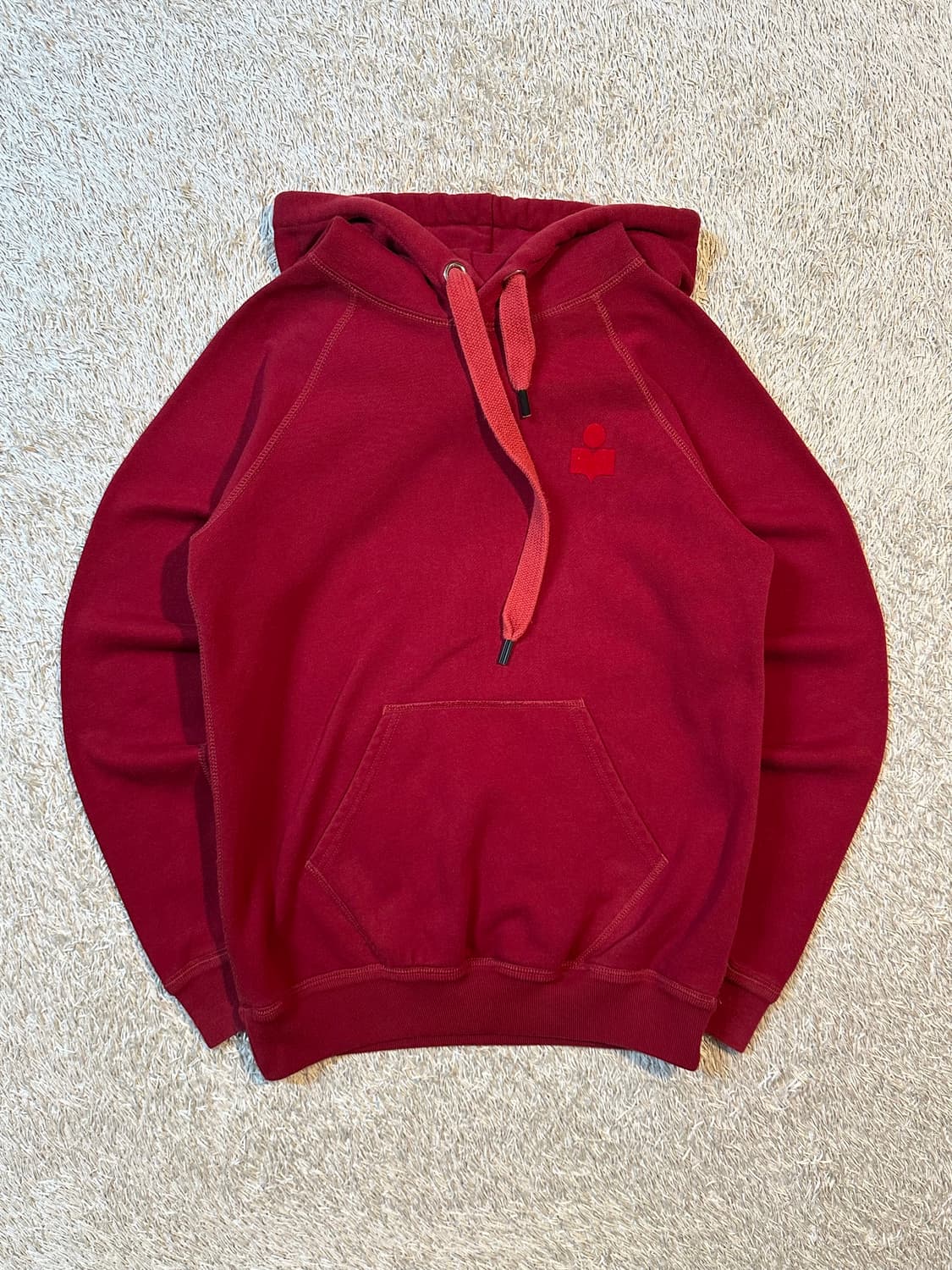 이자벨마랑 말리부 기모 후드티 버건디 36 상품이미지1