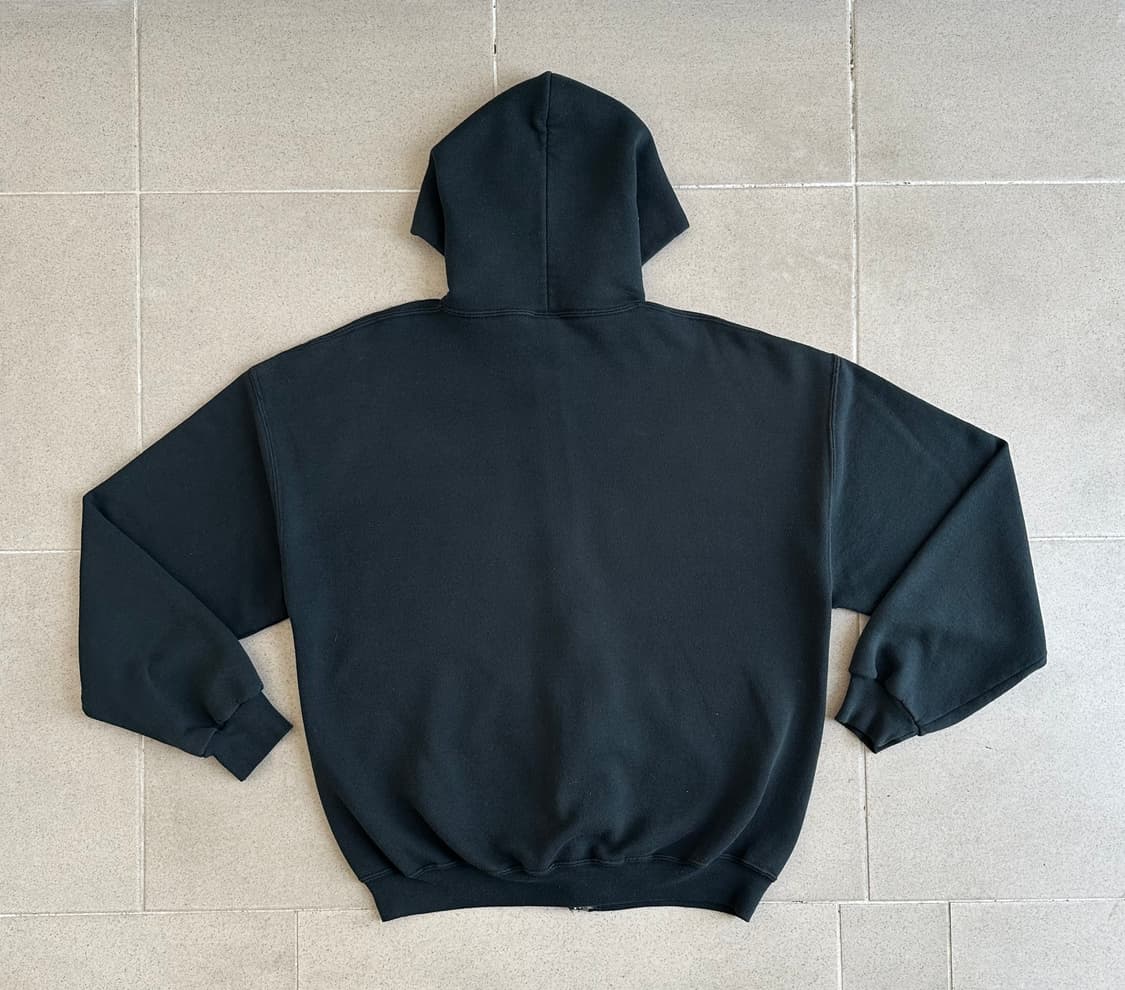 00s 빈티지 러셀 후드집업 다크그린 L 상품이미지2
