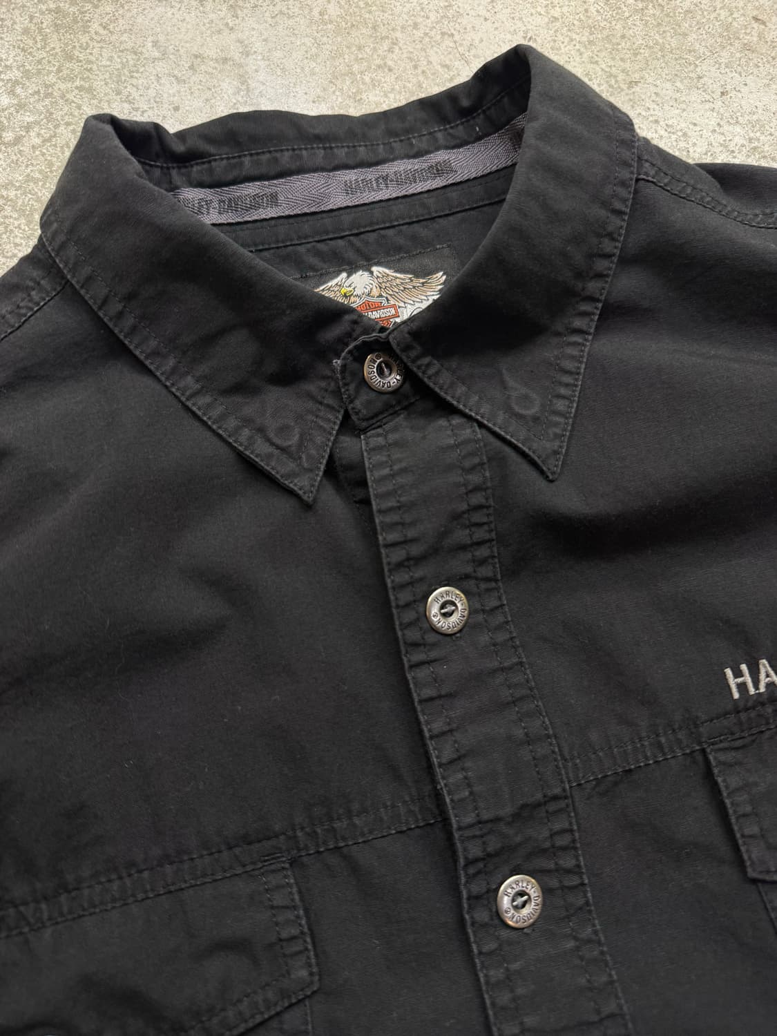 할리데이비슨 이글 플레임 워크셔츠 상품이미지5