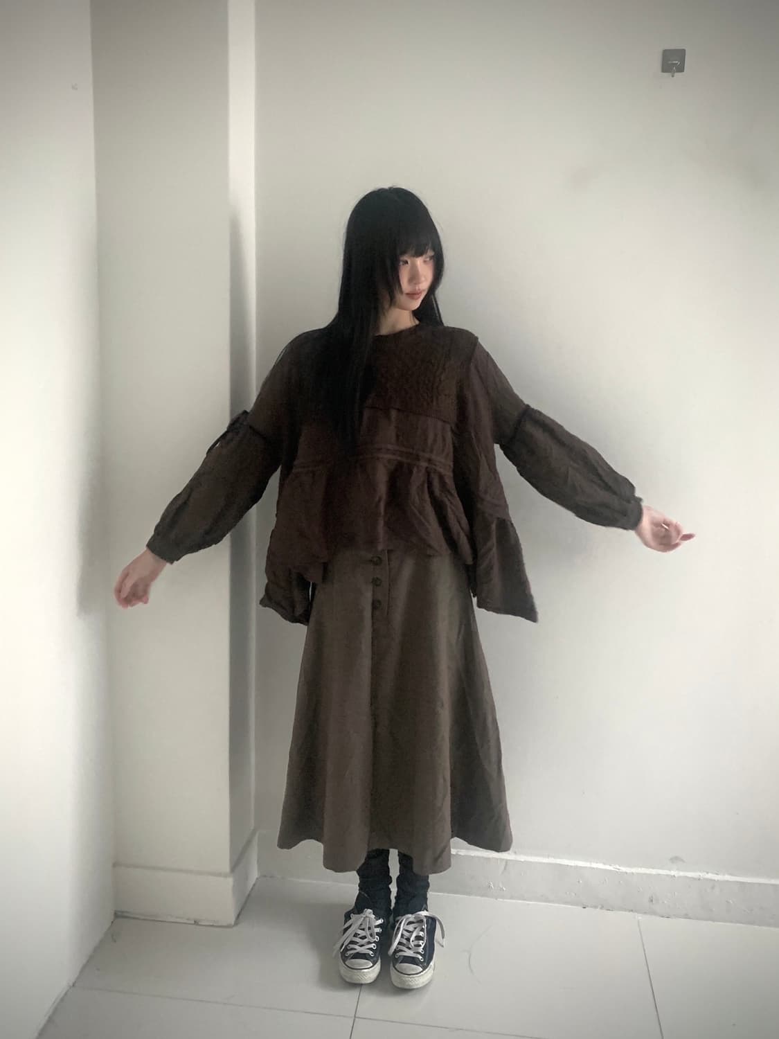 Knit 2way blouse 상품이미지5