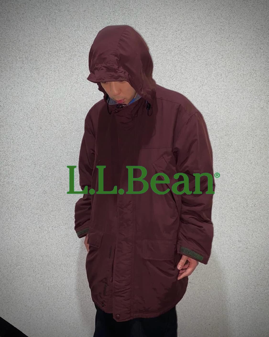 엘엘빈 빈티지 오버사이즈 투웨이 마운틴 파카 후드 자켓 상품이미지1