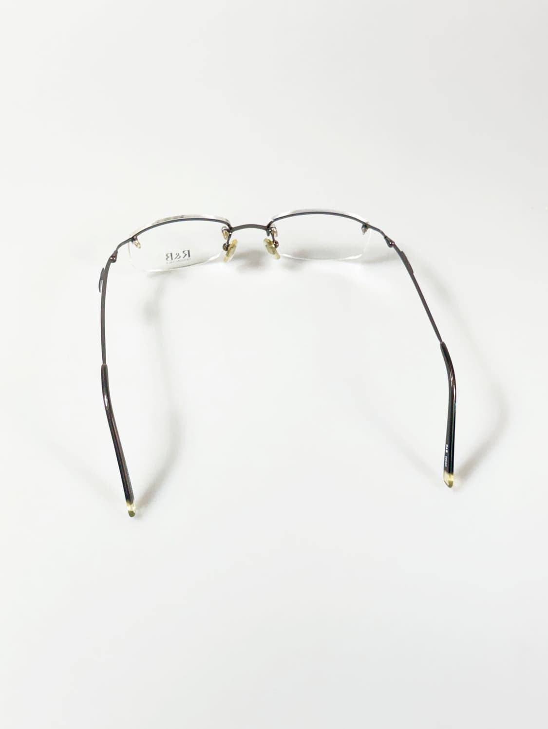 R&B Eyewear 무테 스퀘어 메탈 프레임 빈티지 안경 상품이미지5