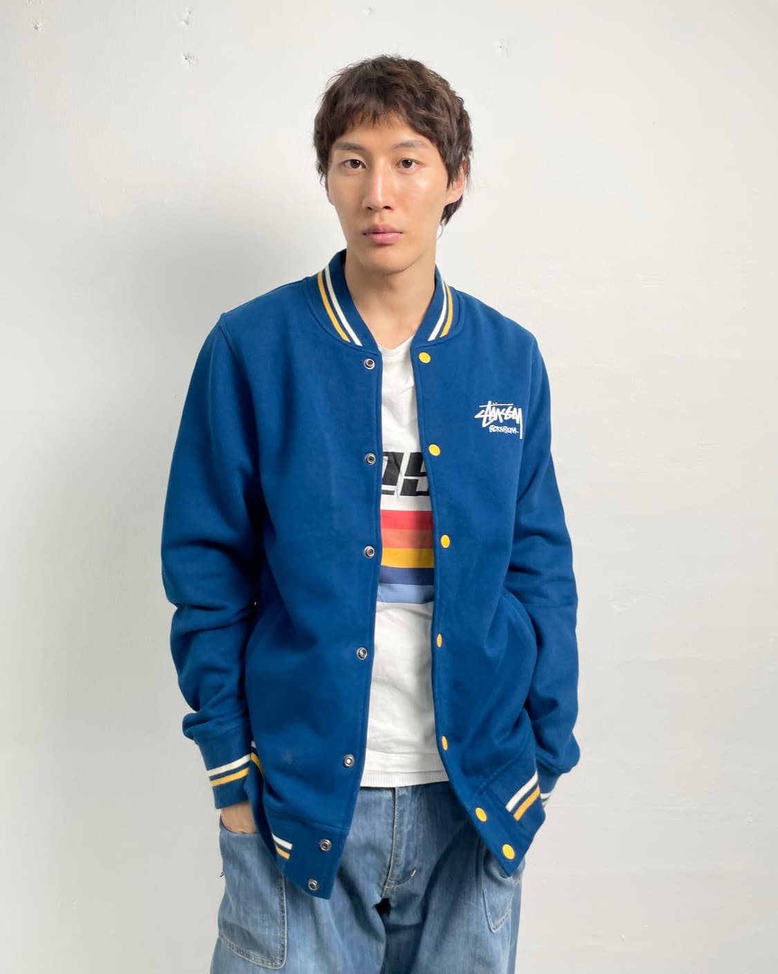 vintage stussy blue baseball  상품이미지7