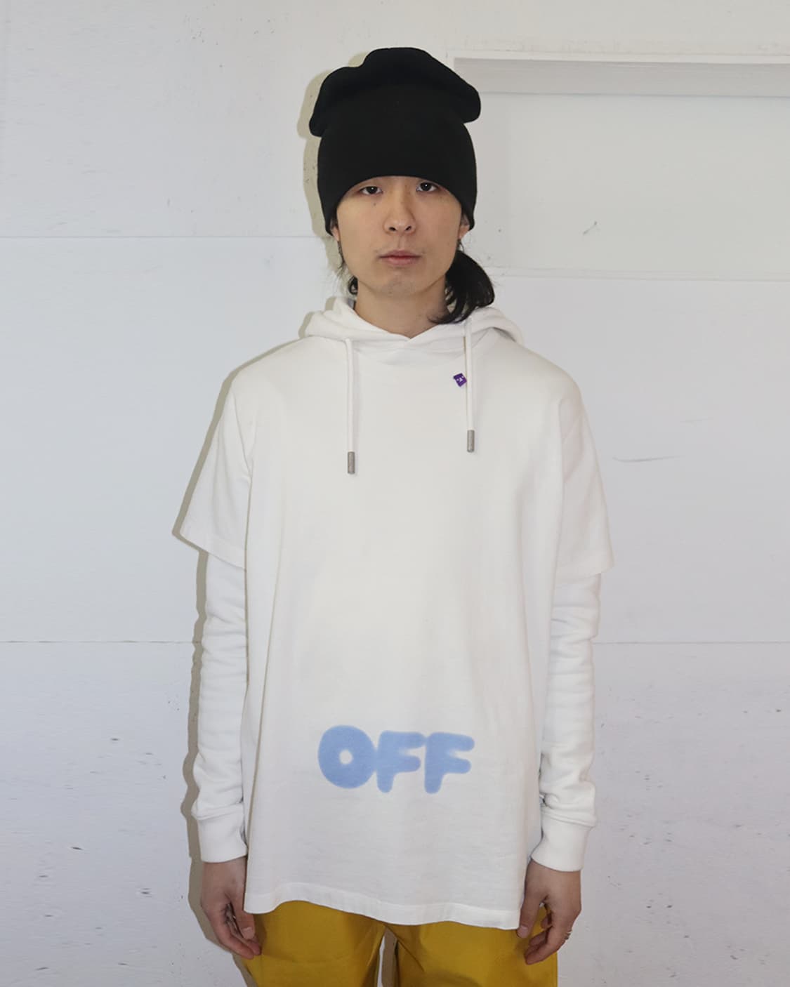 오프화이트 18AW 레이어드 후디 상품이미지1